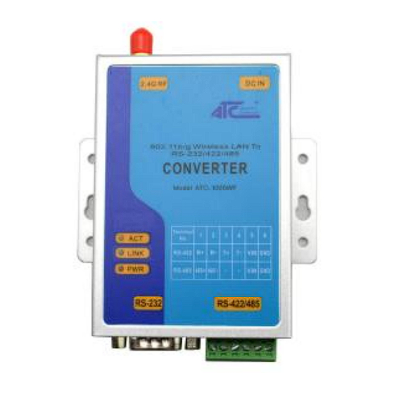 ATC Technology ATC-1000WF Manuals