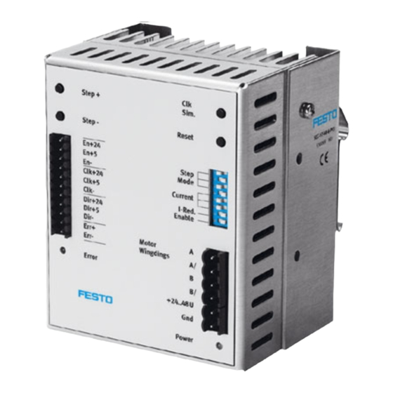 Festo SEC-ST-48-6-P01 Fitting And Installation Instructions