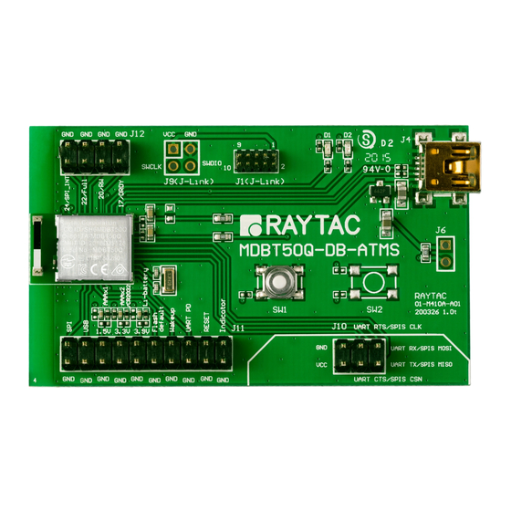RAYTAC MDBT50Q-DB-ATMS Manuals