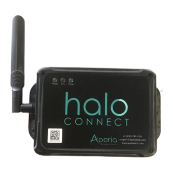 Aperia Technologies Halo Connect GW-10 Installation Manual