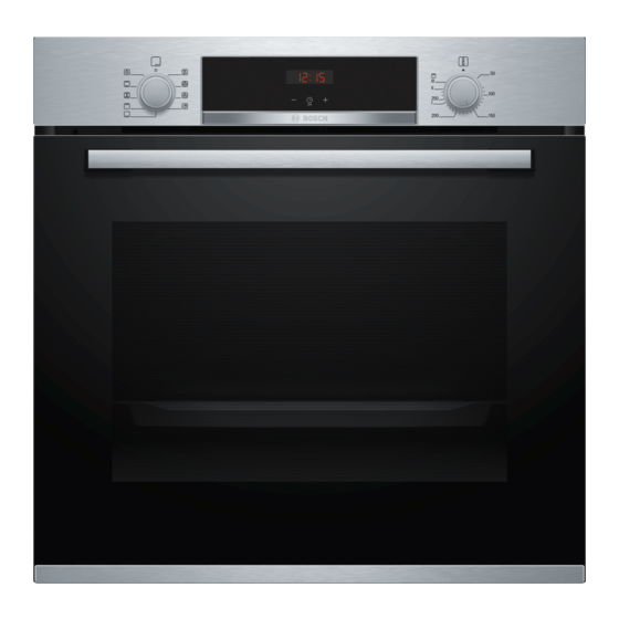 Bosch HBA534B 0 Series Instruction Manual