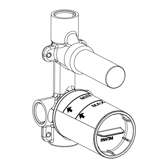 Fantini Rubinetti Incasso M822A Instructions Manual
