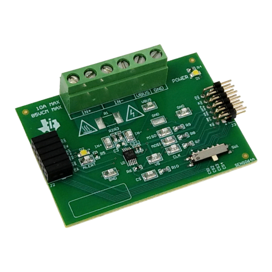 Texas Instruments INA228 EVM User Manual