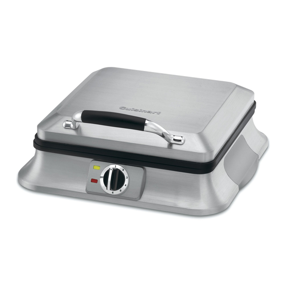Cuisinart WAF-4B - Belgian Waffle Iron Manuals
