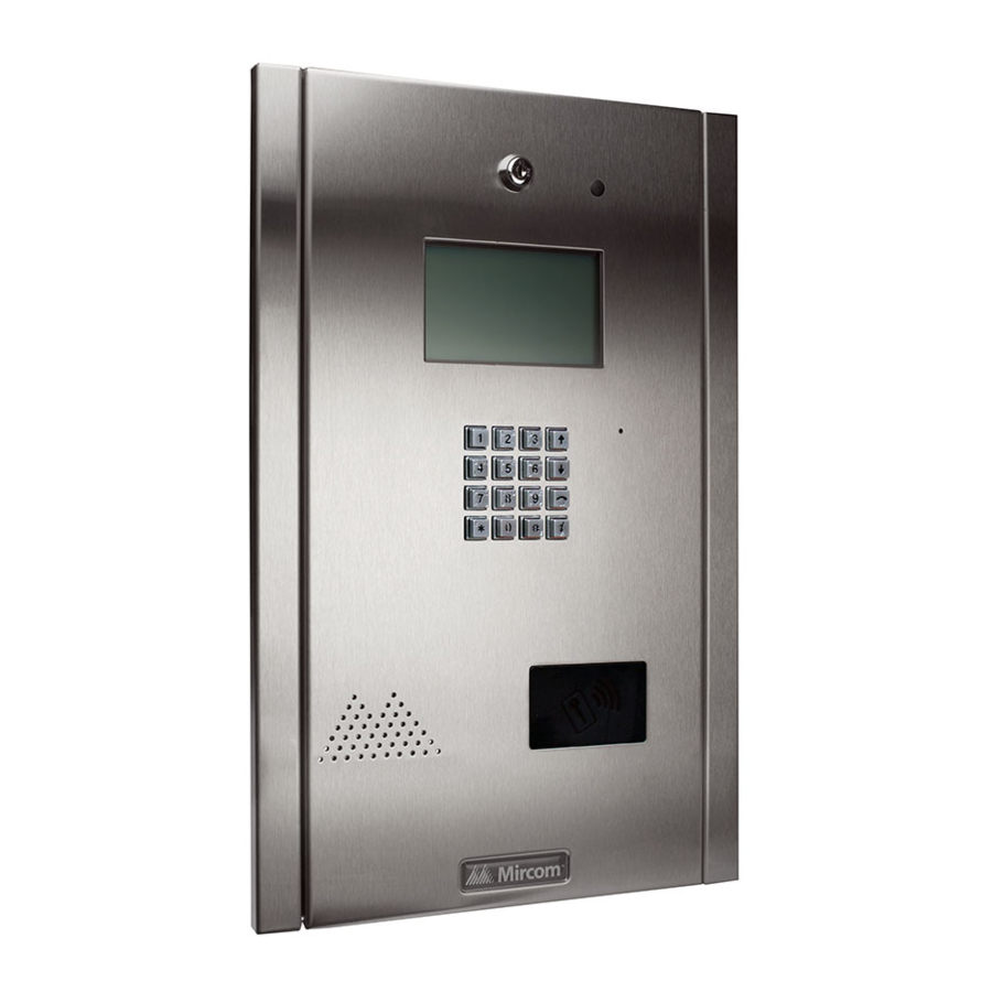 Mircom TX3 Series - TELEPHONE ACCESS SYSTEM Manual