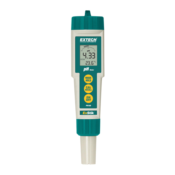 Extech Instruments PH100 User Manual