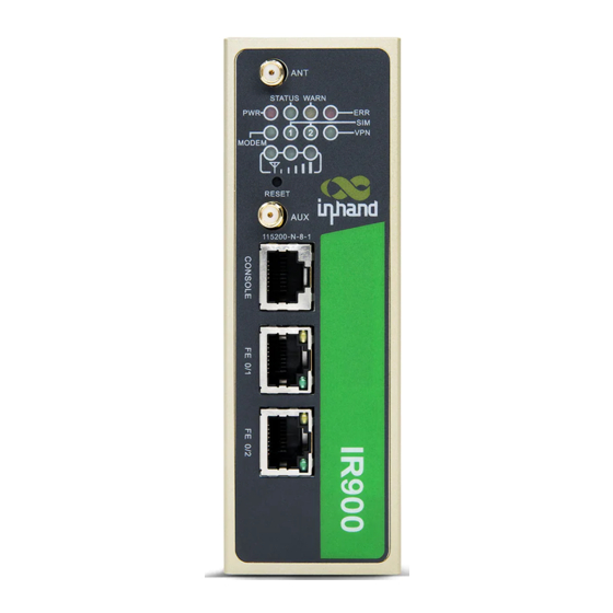 InHand IR900 Series Quick Manual