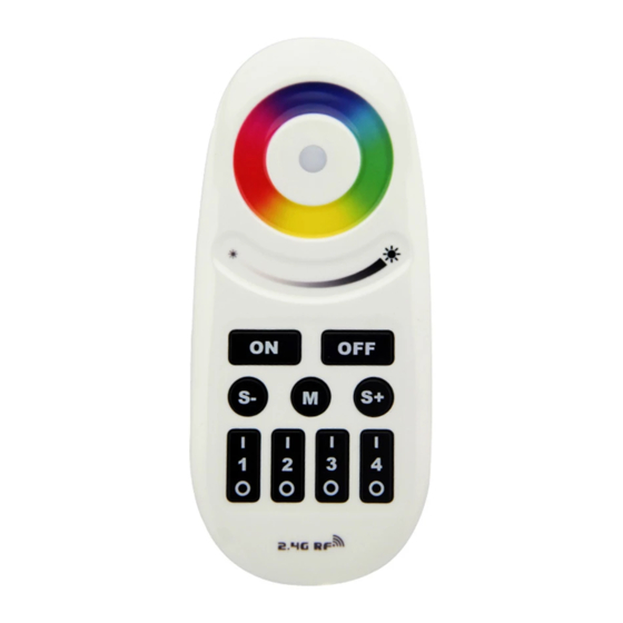 Mi-Light FUT095 RGBW Quick Start Manual