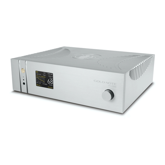 Gold Note PH-1000 User Manual