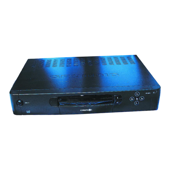 Grundig DTR 2000 S Manual