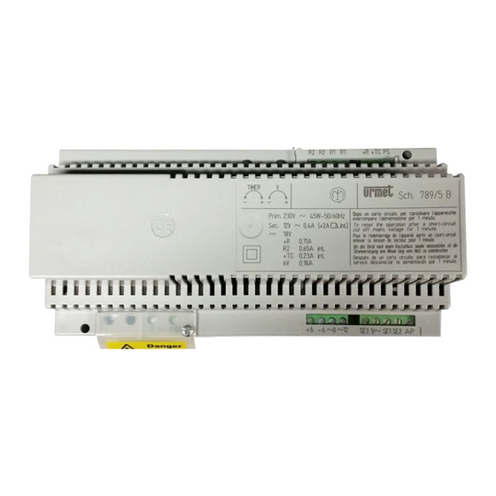 urmet domus 789/5B Manual