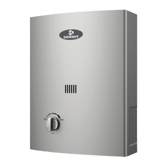 User Manuals: Dewhot LPDH 5 Gas Geyser