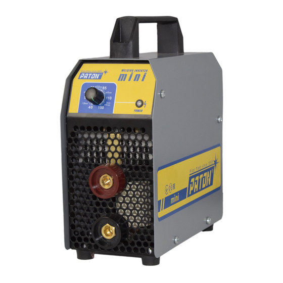 Paton VDI 150 MINI Manual