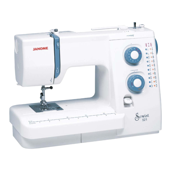 Janome SEWIST 521 Brochure