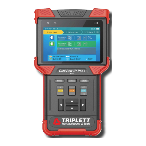 Triplett CamView IP Pro User Manual