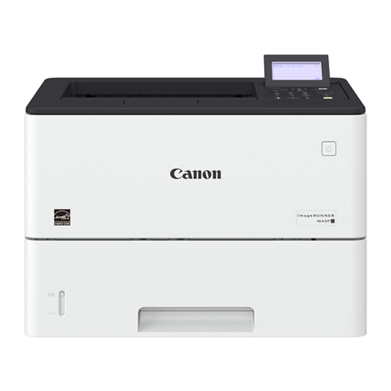 Canon imageRUNNER 1643P Getting Started