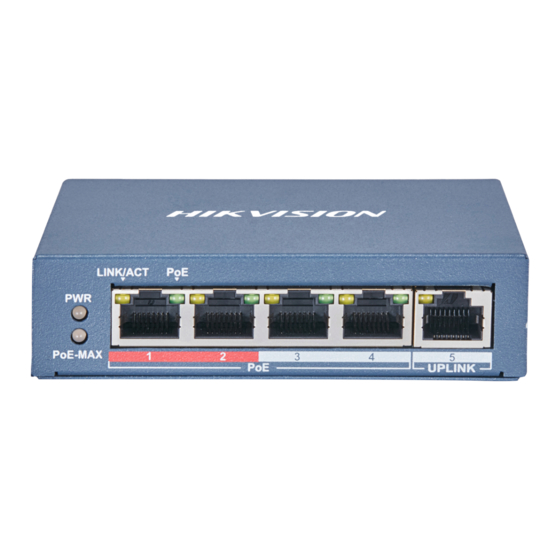 HIKVISION DS-3E0105P-M User Manual