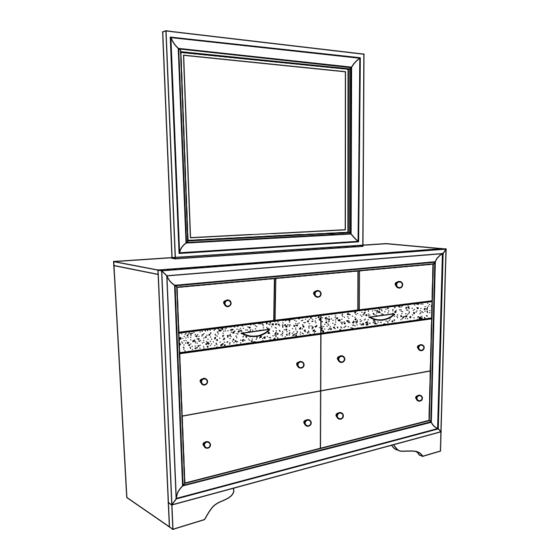 Furniture of America CM7552D Assembly Instructions Manual