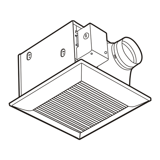 Panasonic FV-13VKM3 Installation Instructions Manual