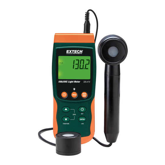 Extech Instruments SDL470 User Manual
