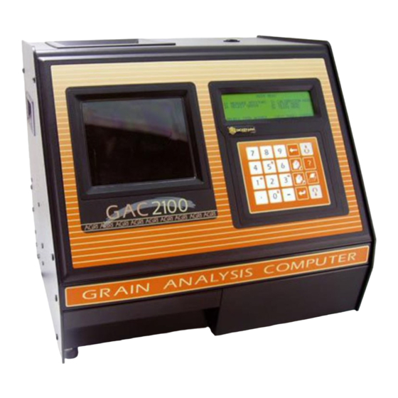 Dickey-John gac 2100 blue Operator's Manual