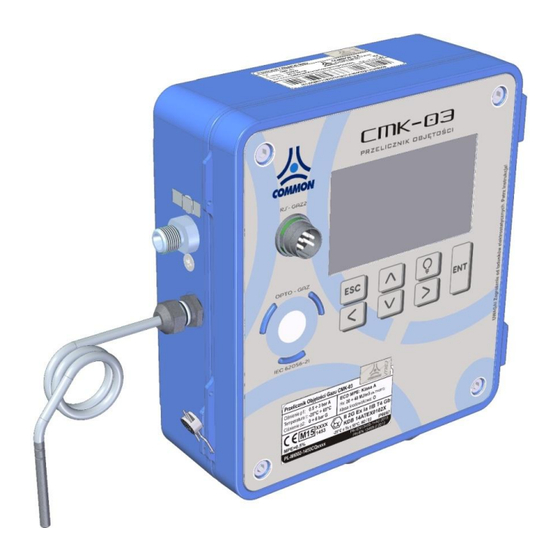 User Manuals: Common CMK-03 Gas Volume Converter