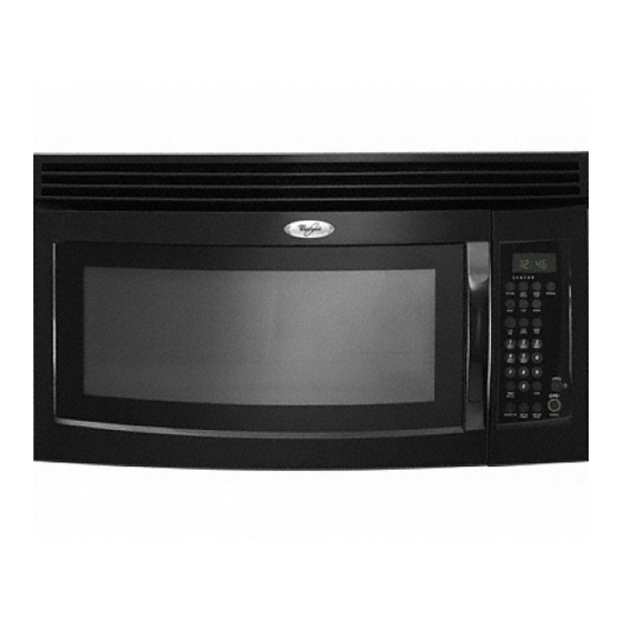 Whirlpool Microwave Hood Combination MH3184XPS5 Manuals