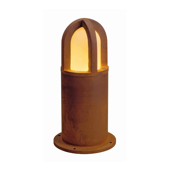 User Manuals: SLV RUSTY CONE 40 Outdoor Floor Stand