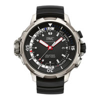 Iwc Schaffhausen AQUATIMER DEEP THREE Operating Instructions Manual