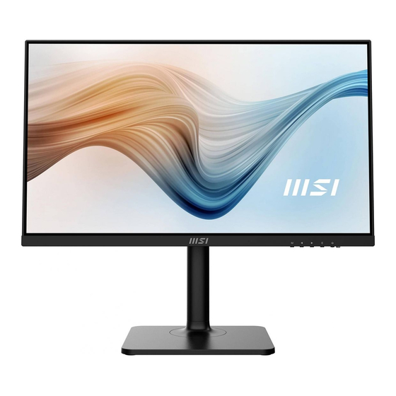 MSI Modern Series Manual