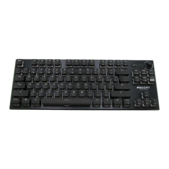 Roccat VULCAN TKL PRO Quick Installation Manual