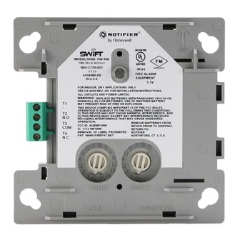 Honeywell NOTIFIER FW-RM Installation And Maintenance Instructions