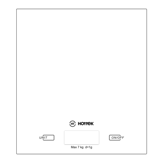 Hottek HT-962-023 Manuals