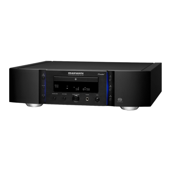 Marantz SA-15S2 User Manual