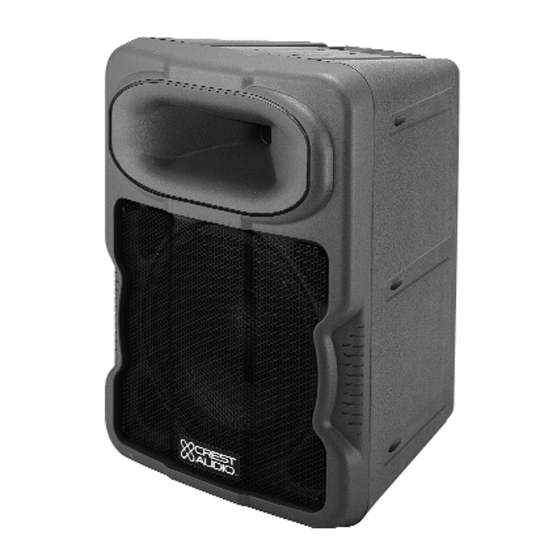 Crest Audio LQ10 LOUDSPEAKER Specifications