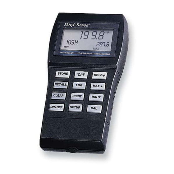 Digi-Sense 60010-85 Instruction Manual