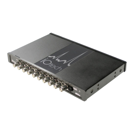 IOtech 652u Manuals