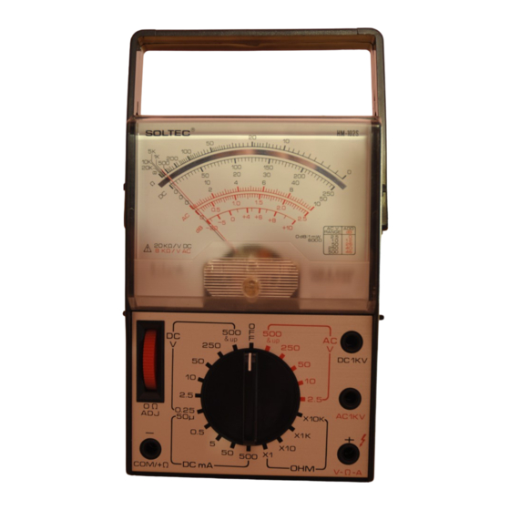Soltec HM-102S Manuals