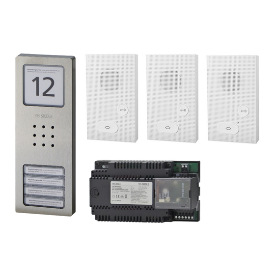 SSS Siedle SET CAB 850-1 Product Information