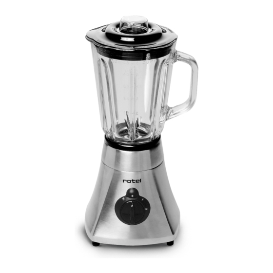 Rotel BLENDERPROMIX474CH1 Instructions For Use Manual