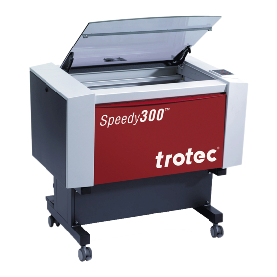 Trotec Speedy 300 Manuals