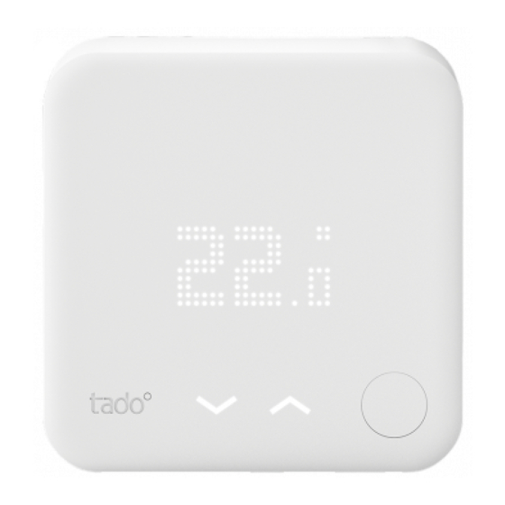 tado° tado Welcome Manual