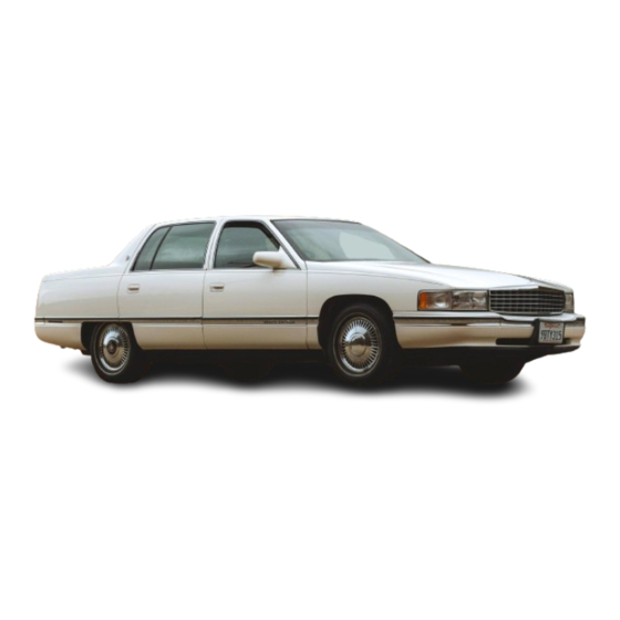 Cadillac 1995 DeVille Owners Literature