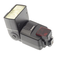 Canon 550EX - Speedlite - Hot-shoe clip-on Flash Instructions Manual