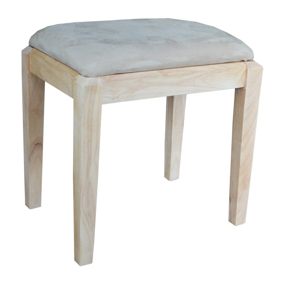 Unfinished Furniture of Wilmington BE-2 Assembly Instructions