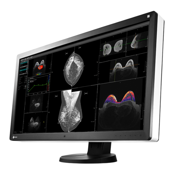 Eizo RadiForce RX850 Instructions For Use Manual