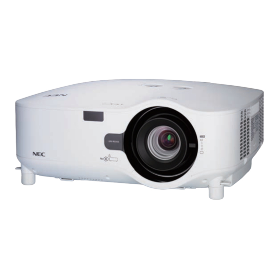 NEC NP3200 Installation