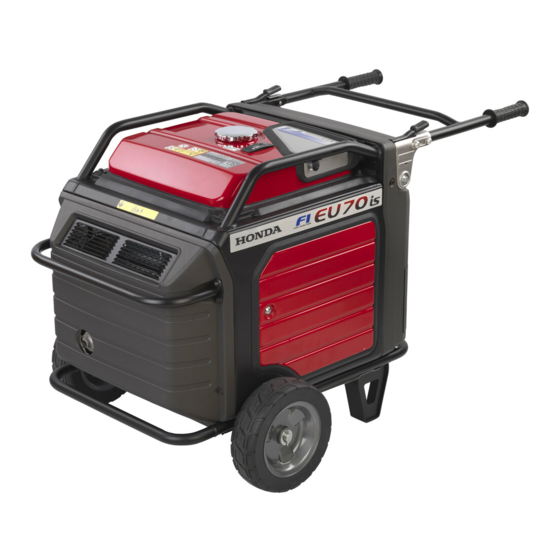 Honda EU70iS Operator's Manual
