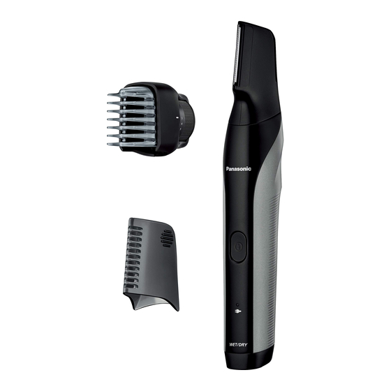 User Manuals: Panasonic ER-GK81 Body Trimmer Shaver