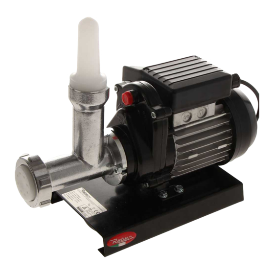 REBER 9600 N User’s Reference: Use And Maintenance
